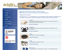 Tablet Screenshot of adatto.ch